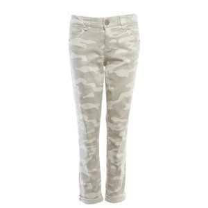 Democracy Light Gray Camouflage Stretch Jeans